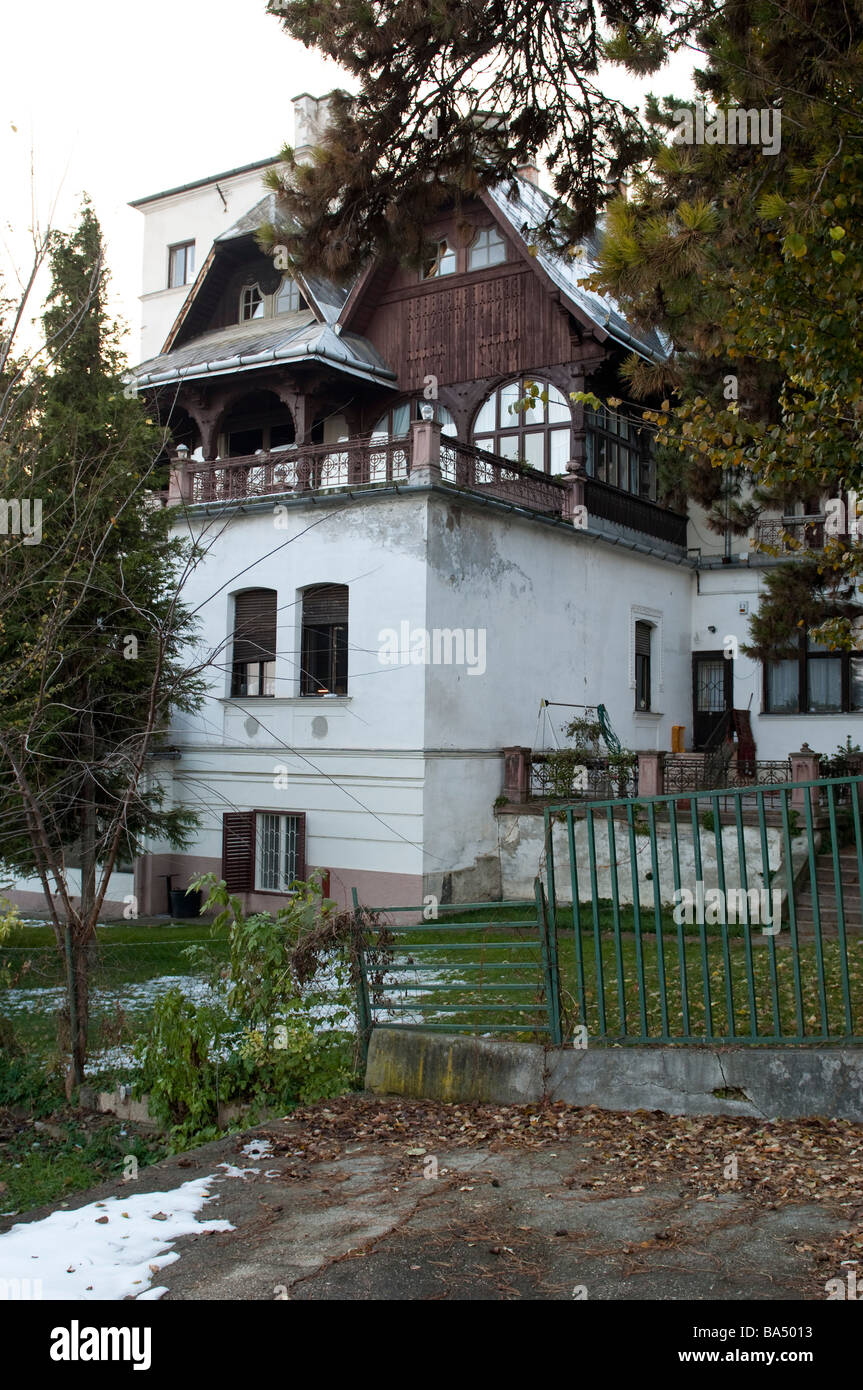 Das Apartment im 13 Apstol Utca, Rozsadomd, Budapest, Ungarn-Nazi Adolph Eichmann lebte. Stockfoto