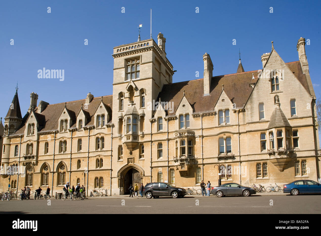 England Oxford am Balliol college Stockfoto