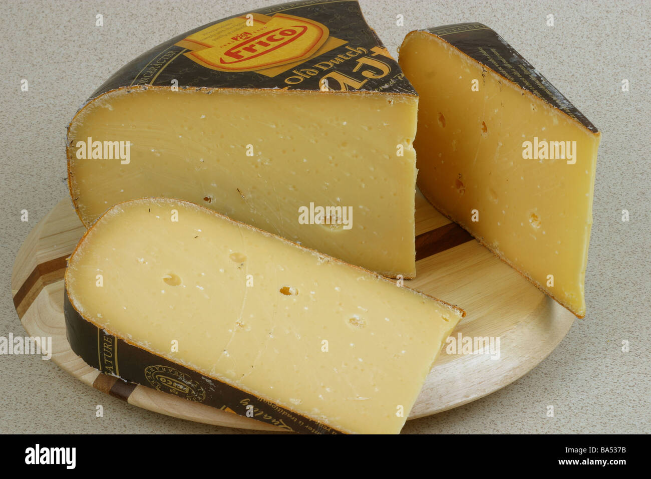 Gouda-Käse Stockfoto