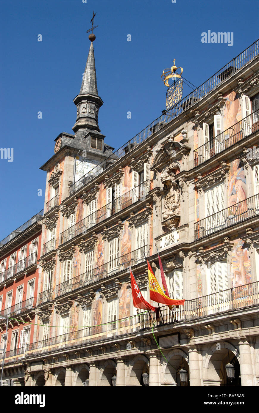 Bürgermeister-Platz, Madrid, Spanien Stockfoto