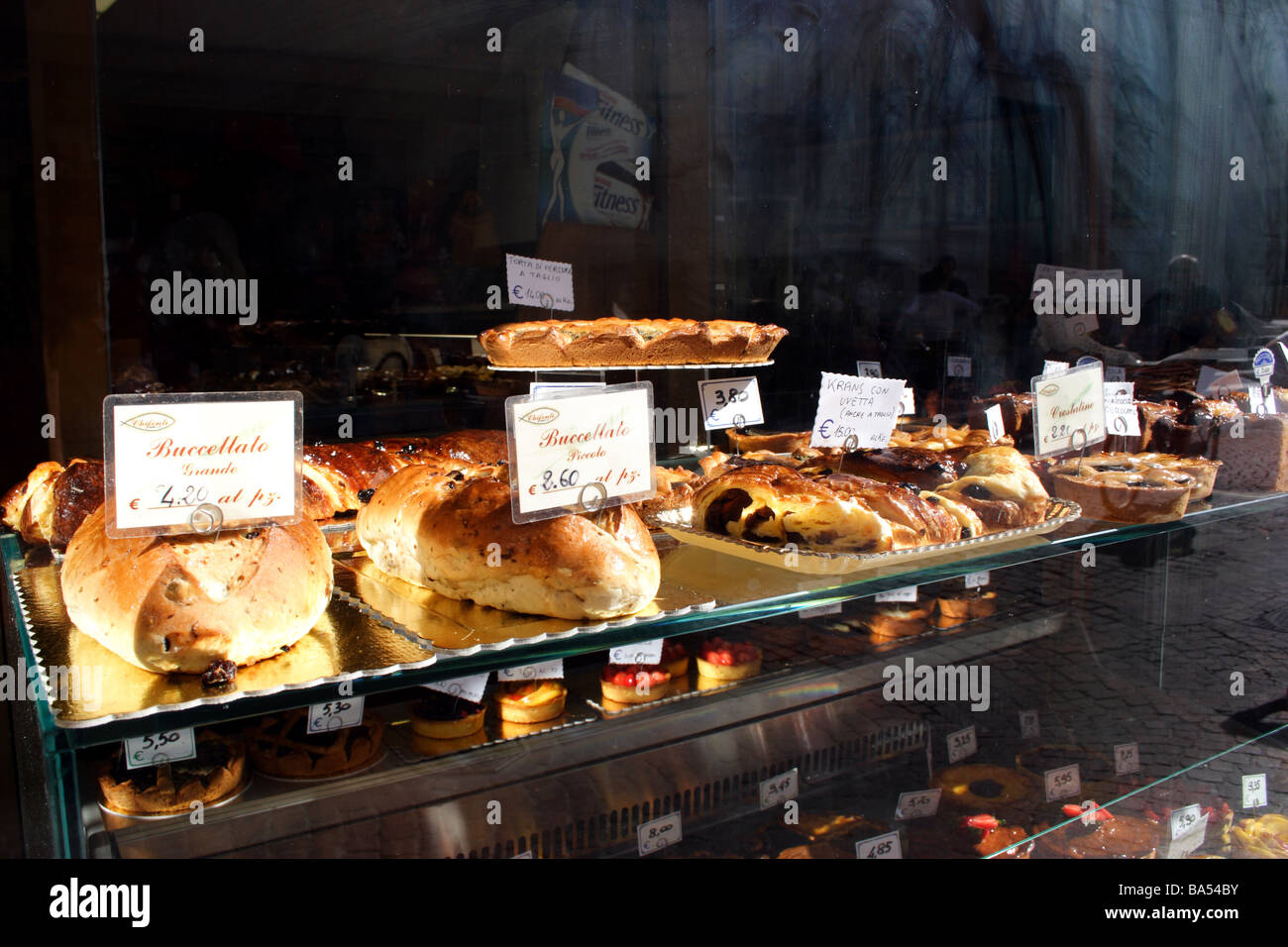 Brot & Kuchen zu gehen Stockfoto