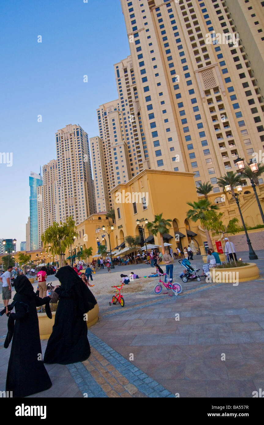 Neue Residenzen in Jumeirah Beach Dubai Stockfoto
