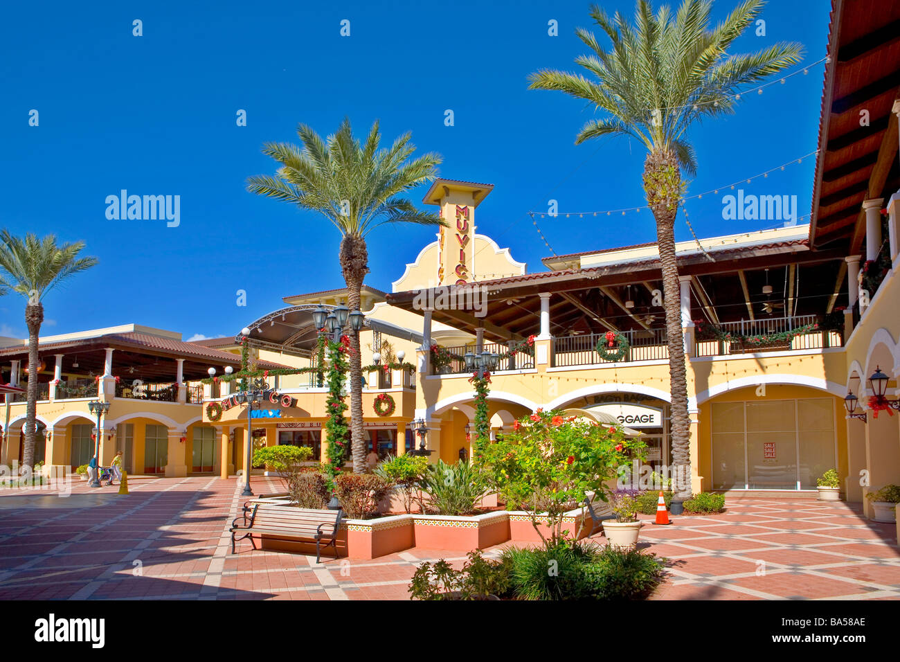 Baywalk St Petersburg Florida Stockfoto