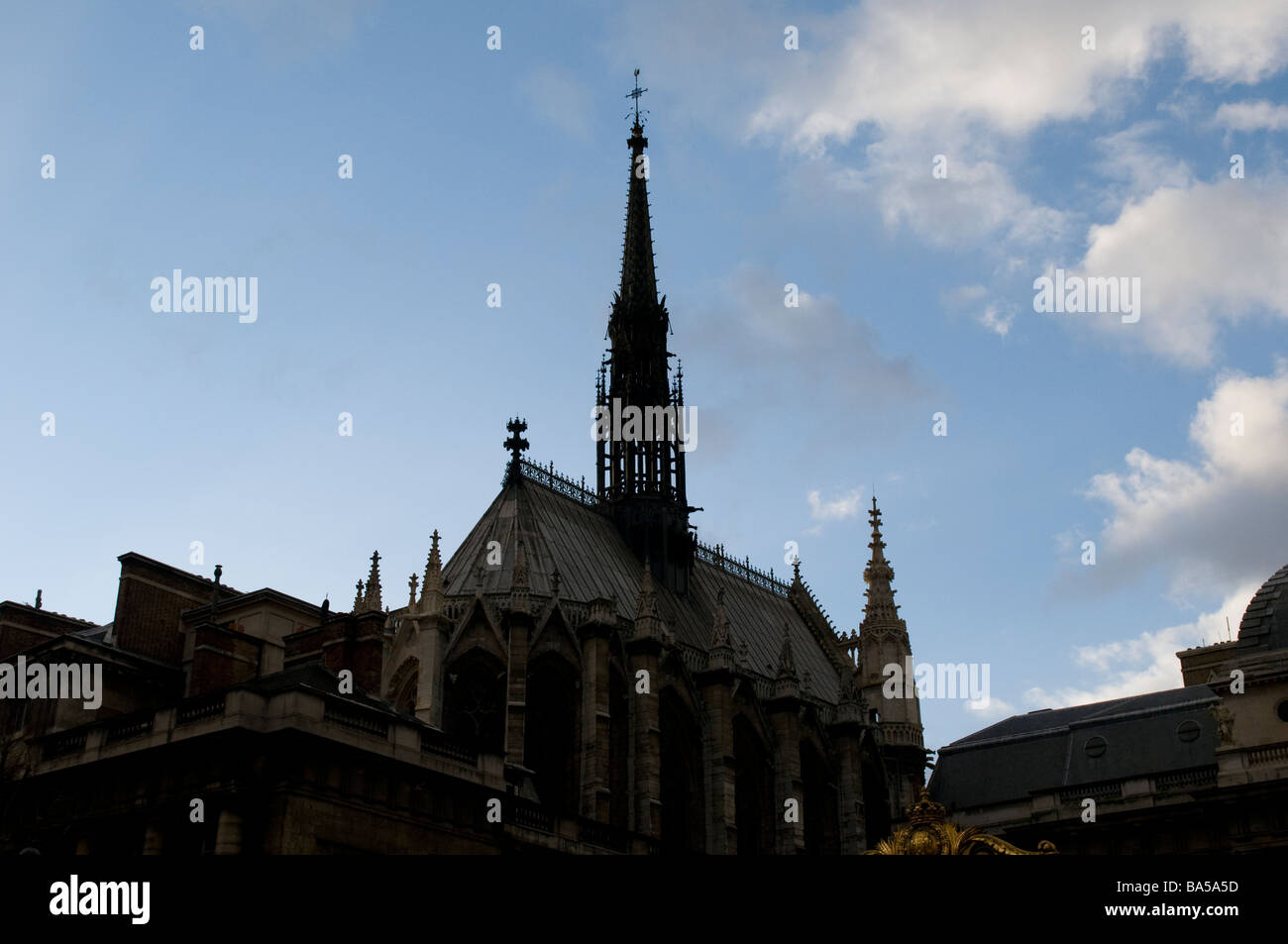 Saint-Chapelle in Paris Stockfoto