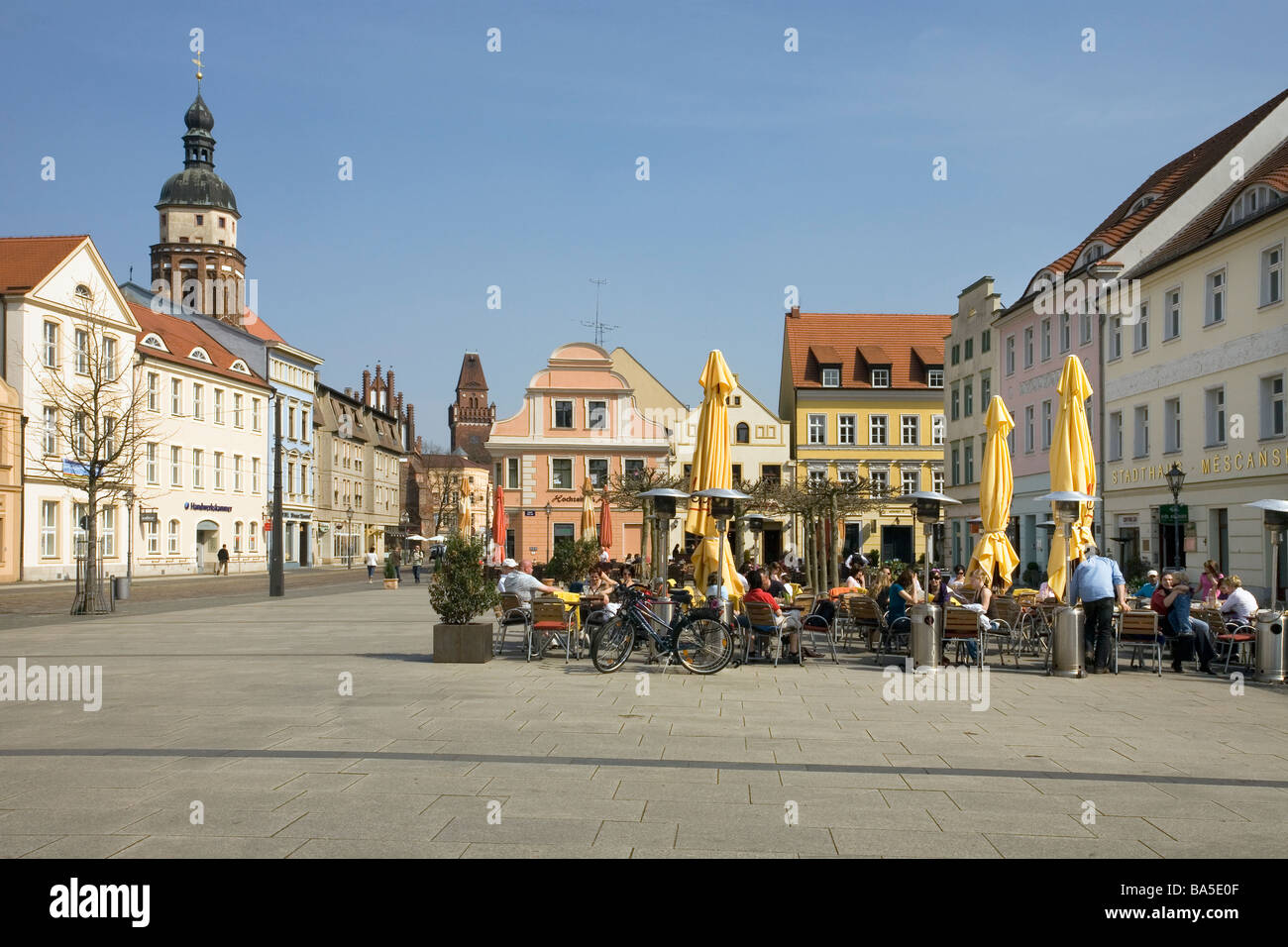 Altmarkt, Cottbus, Brandenburg, Deutschland Stockfoto