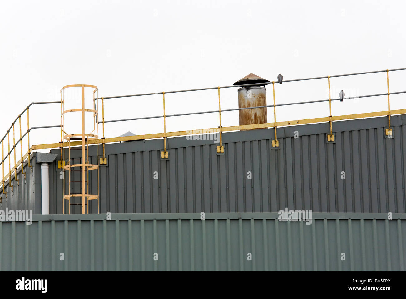 Teilansicht der Industriegebäude, England, UK Stockfoto