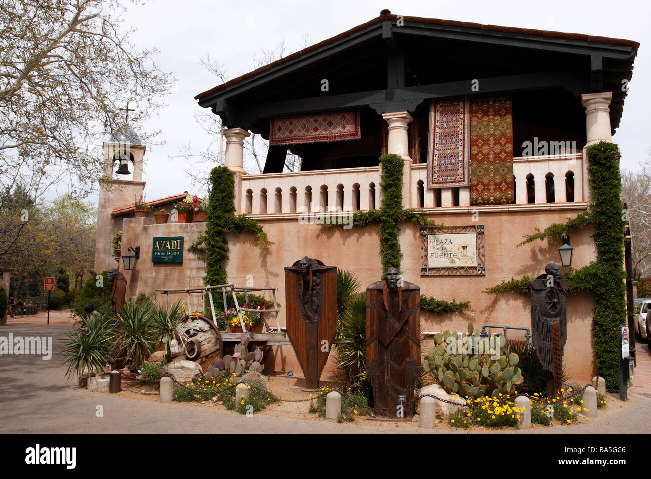 Plaza De La fuente Stockfoto