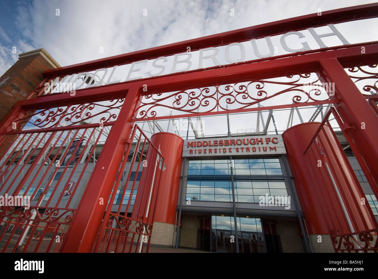 Die Riverside-Stadion, Heimat des Middlesbrough Football Club seit 1995. Stockfoto