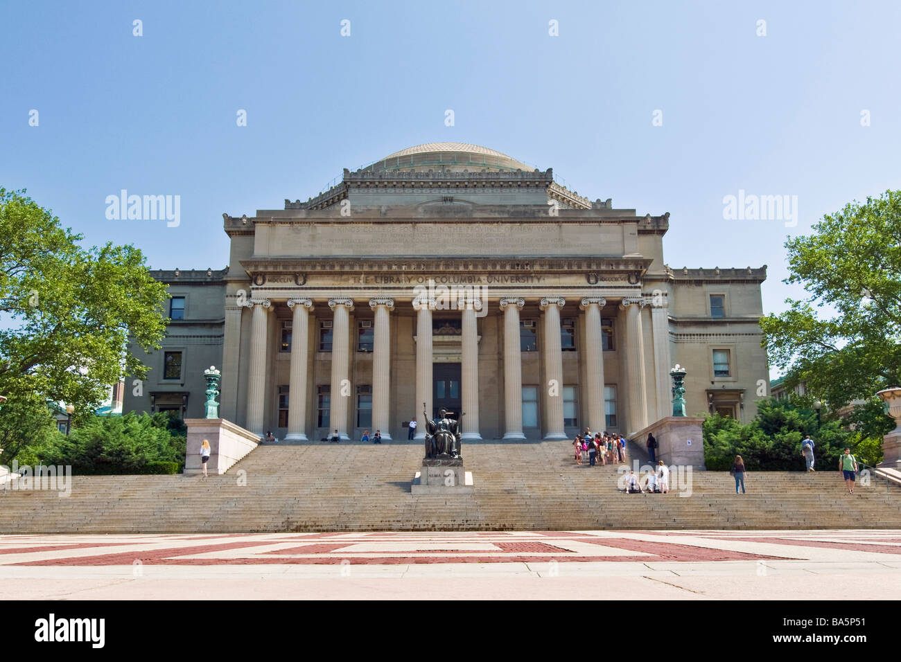 Columbia University Harlem New York Vereinigte Staaten von Amerika Stockfoto