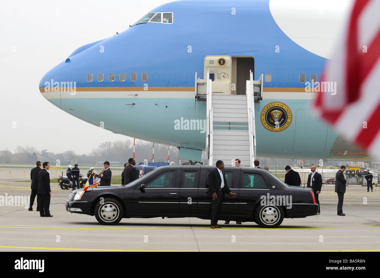 Das Flugzeug des US-Präsidenten, Air Force One. Stockfoto