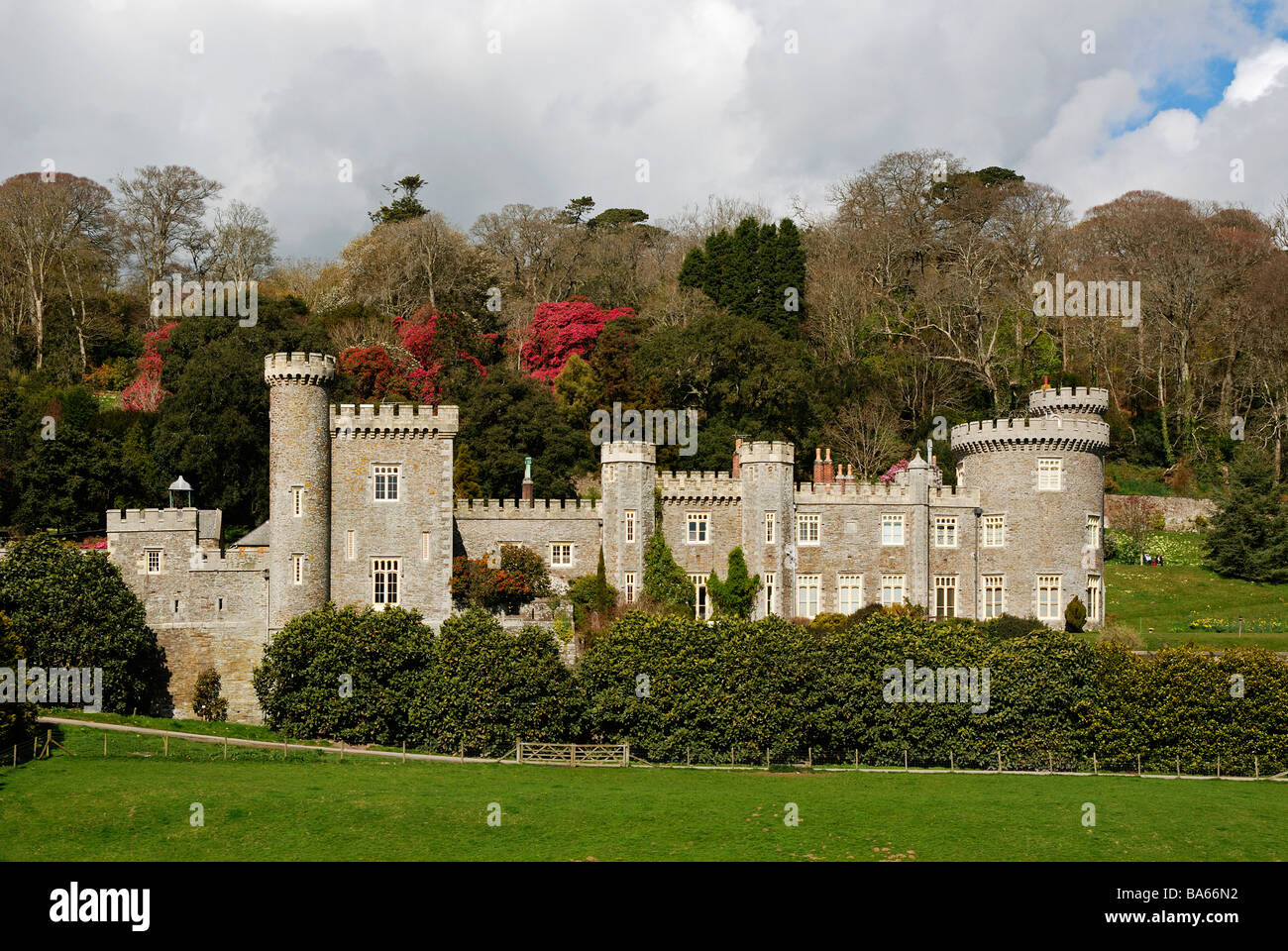 Caerhays Castle in Cornwall, England, uk Stockfoto