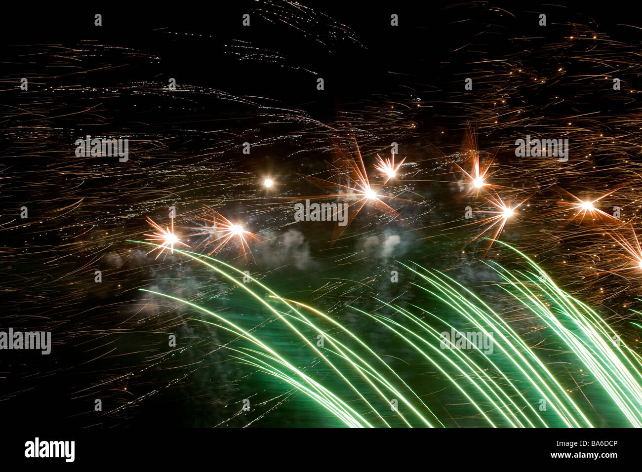Feuerwerk Stockfoto