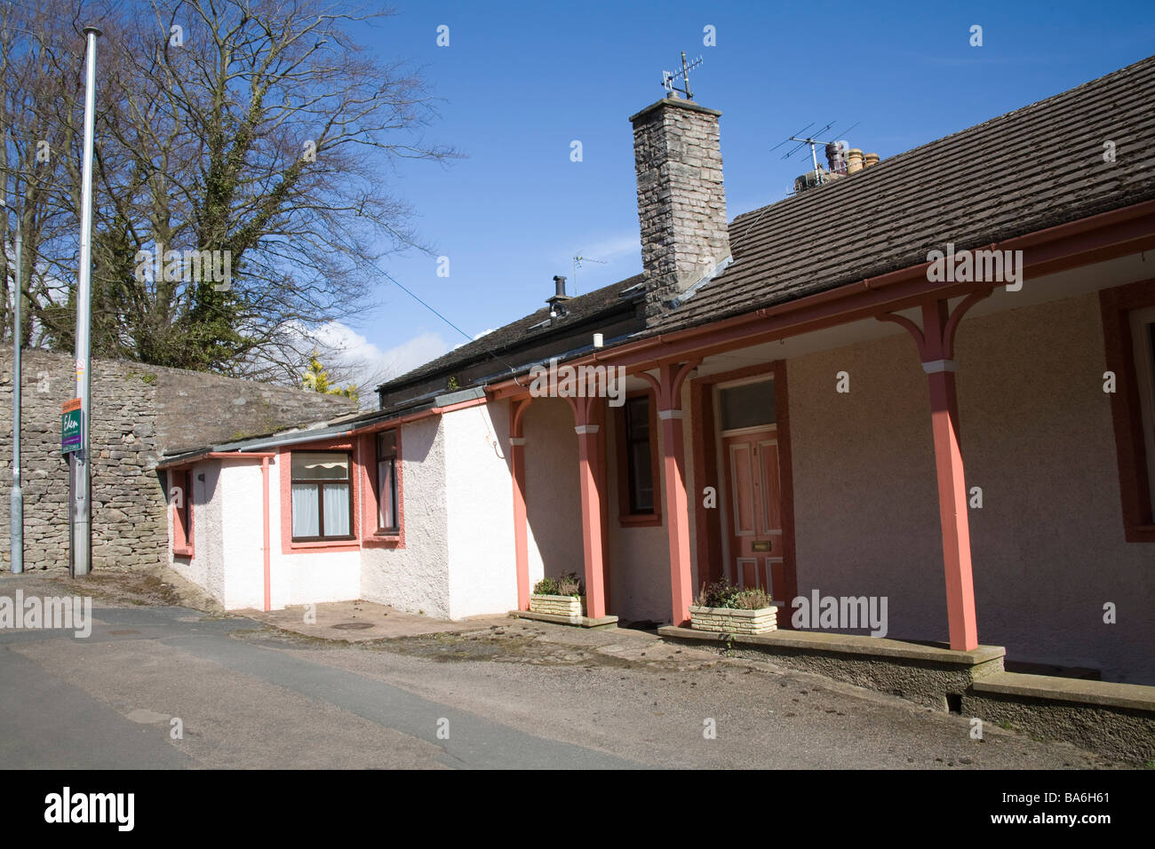 Nördlichen England UK März große Bungalow zum Verkauf unter Angebot Stockfoto