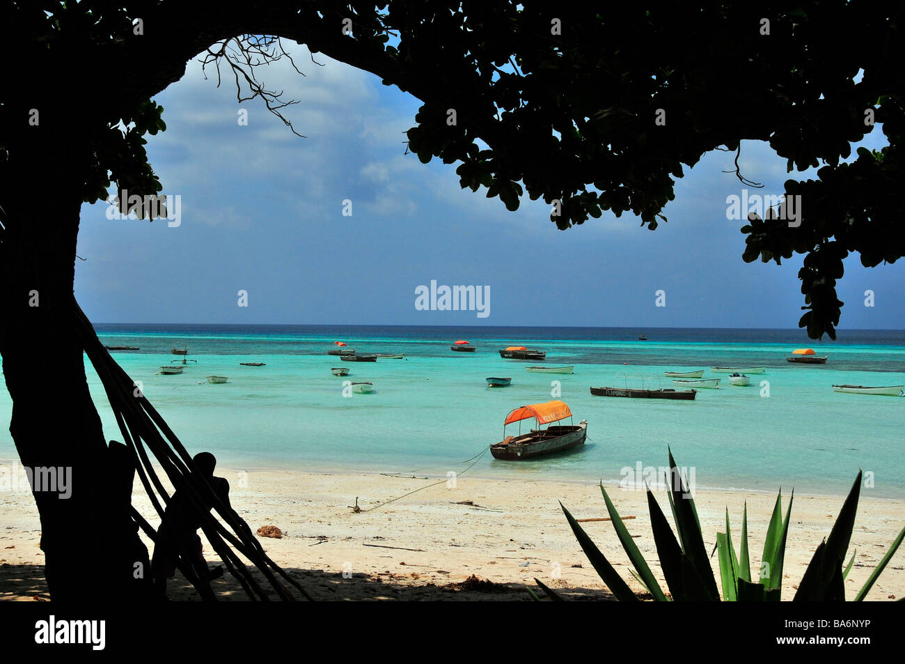 Kimikazi Strand, Zanzibar, Indischer Ozean, Tansania Stockfoto