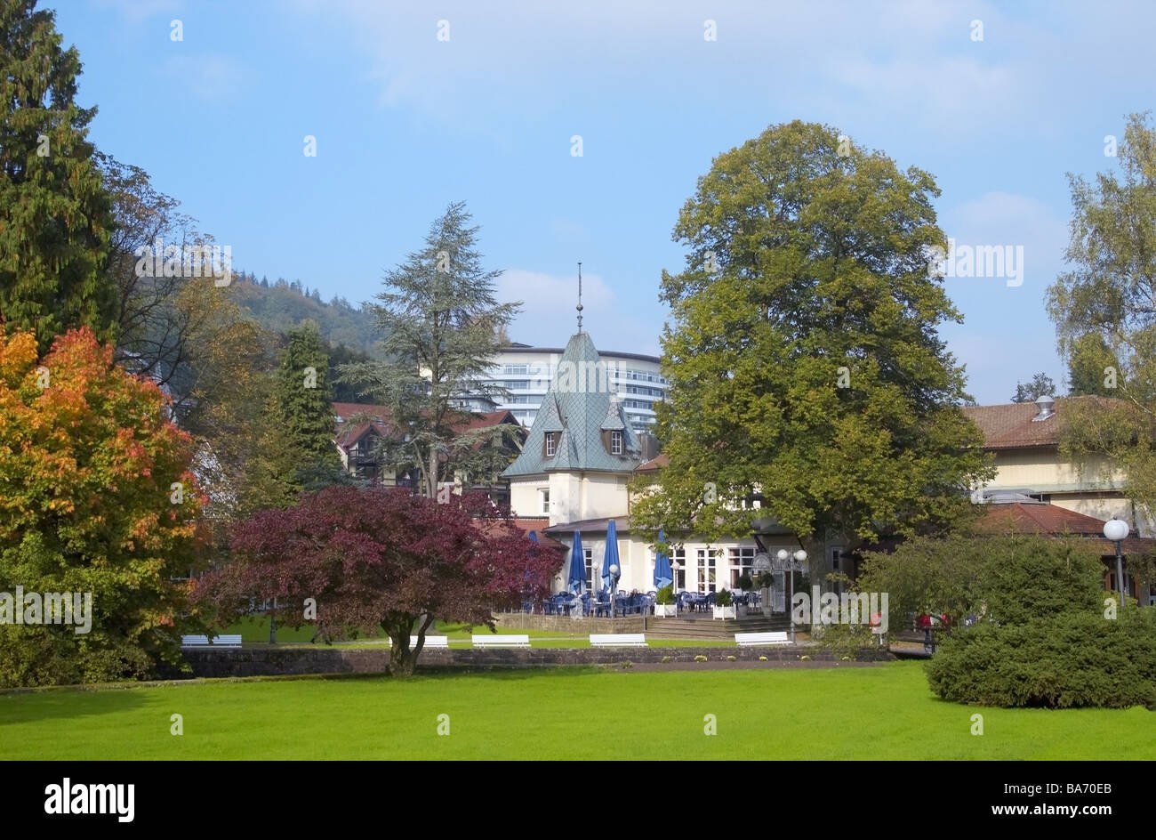 Deutschland Baden Wurttemberg Bad Herrenalb Kurpark Kur Haus