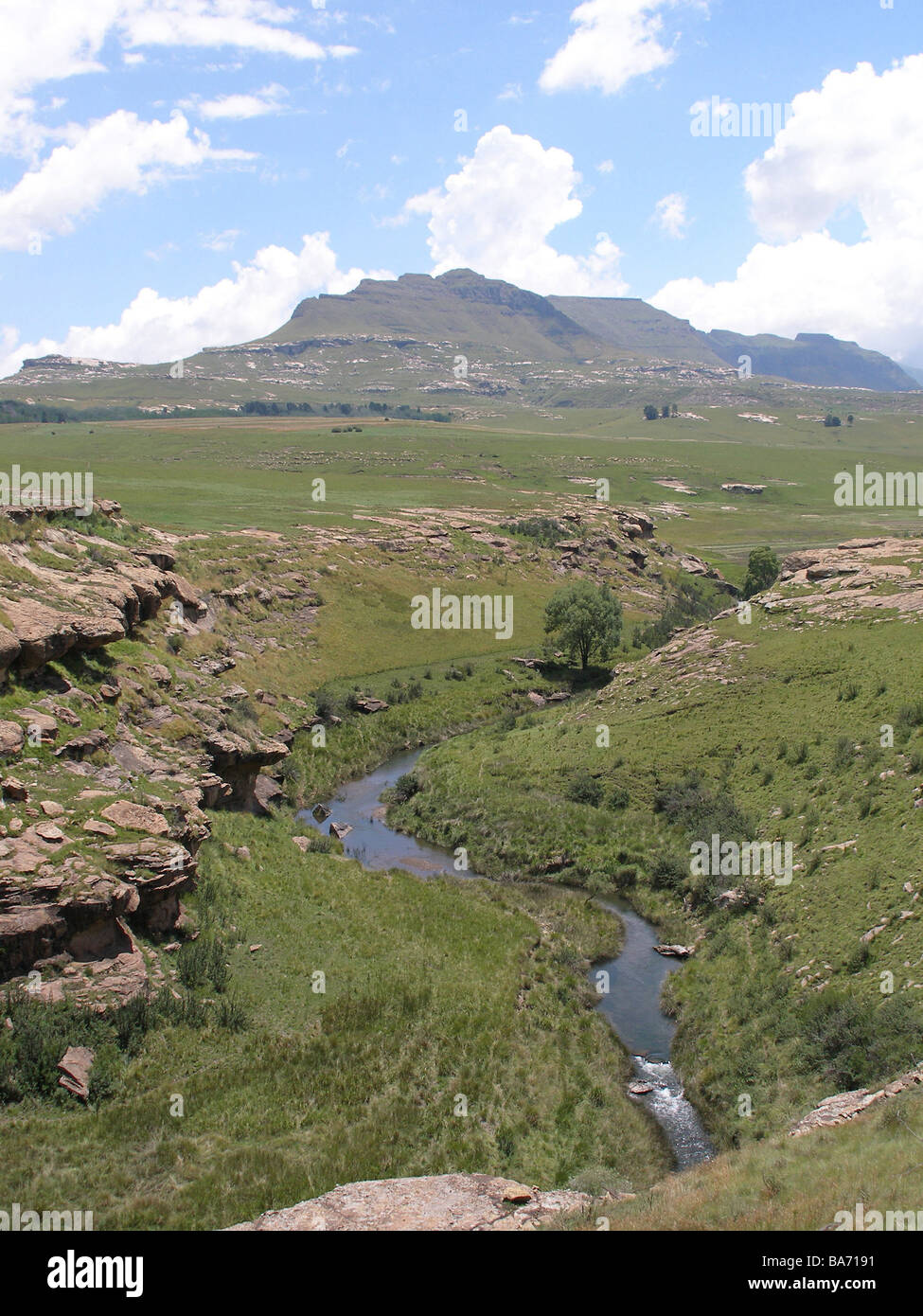 Sdafrika Provinz Ost-Kap Landschaft Fluss Gebirge Afrikas Eastern Cape