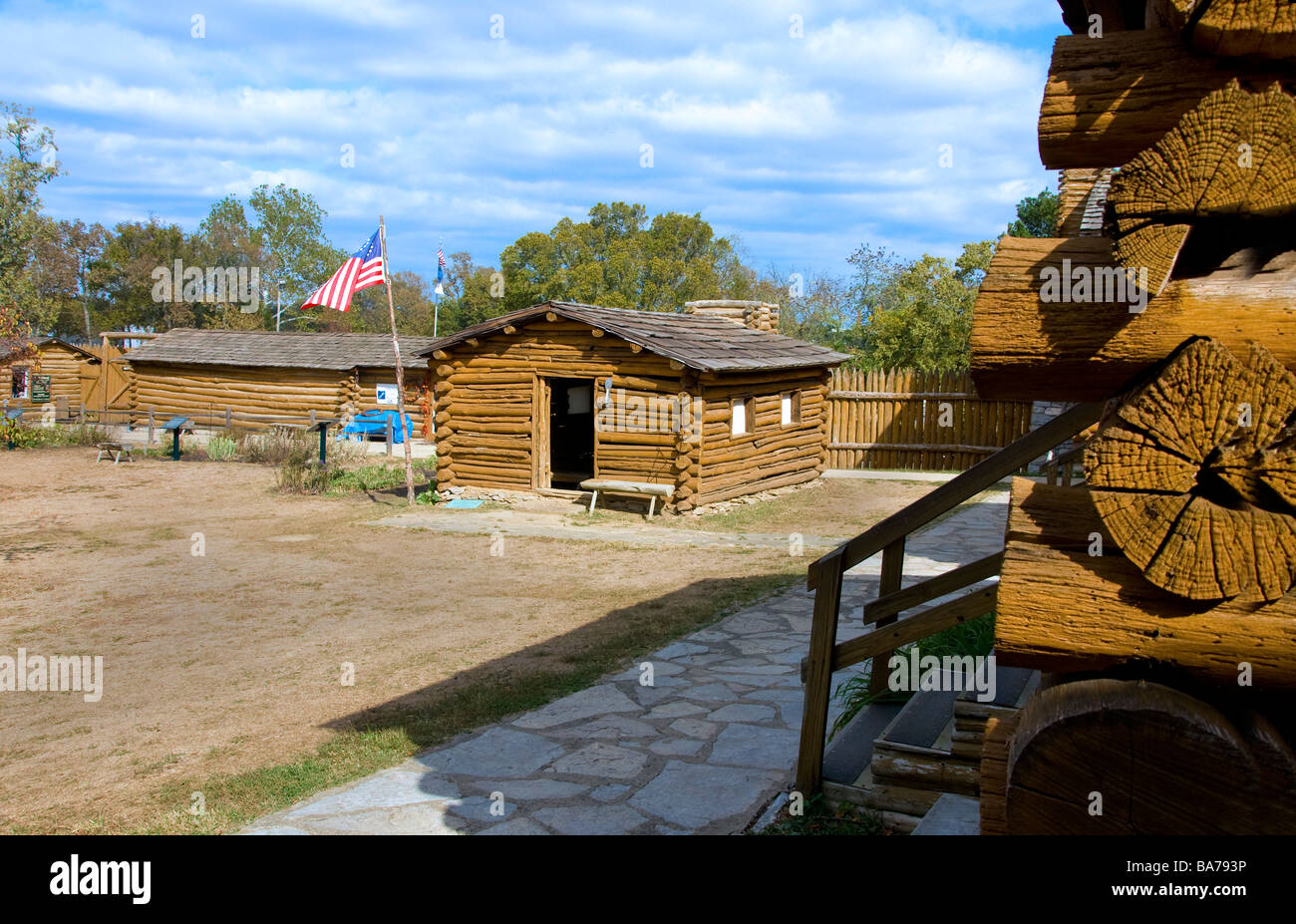 Fort Harrod State Park, unsere KY Stockfoto