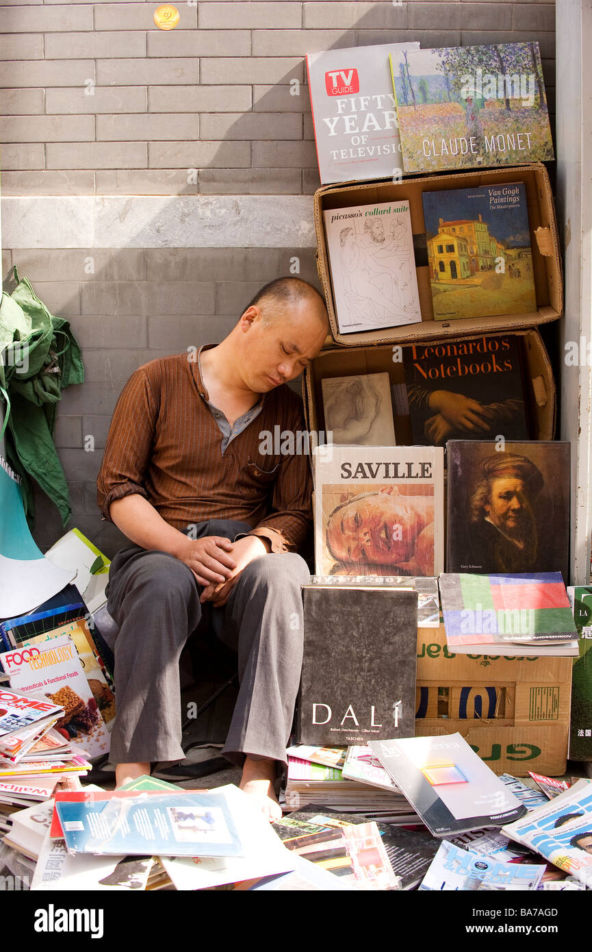 China, Beijing, Flohmarkt Stockfoto