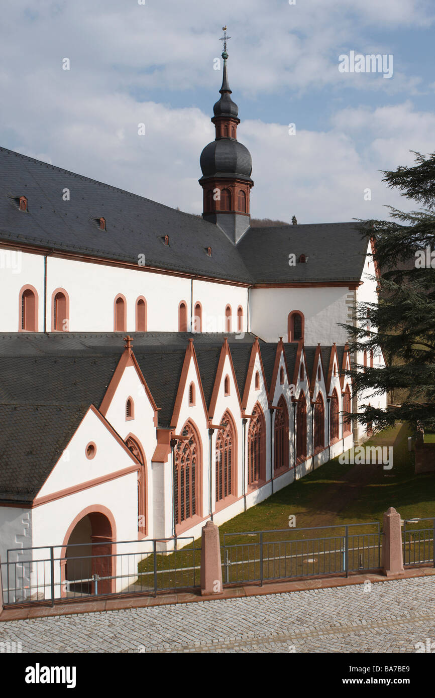 Kloster Eberbach, Zisterzienserkloster, Klosterkirche, Südseite Mit Kapellen Stockfoto