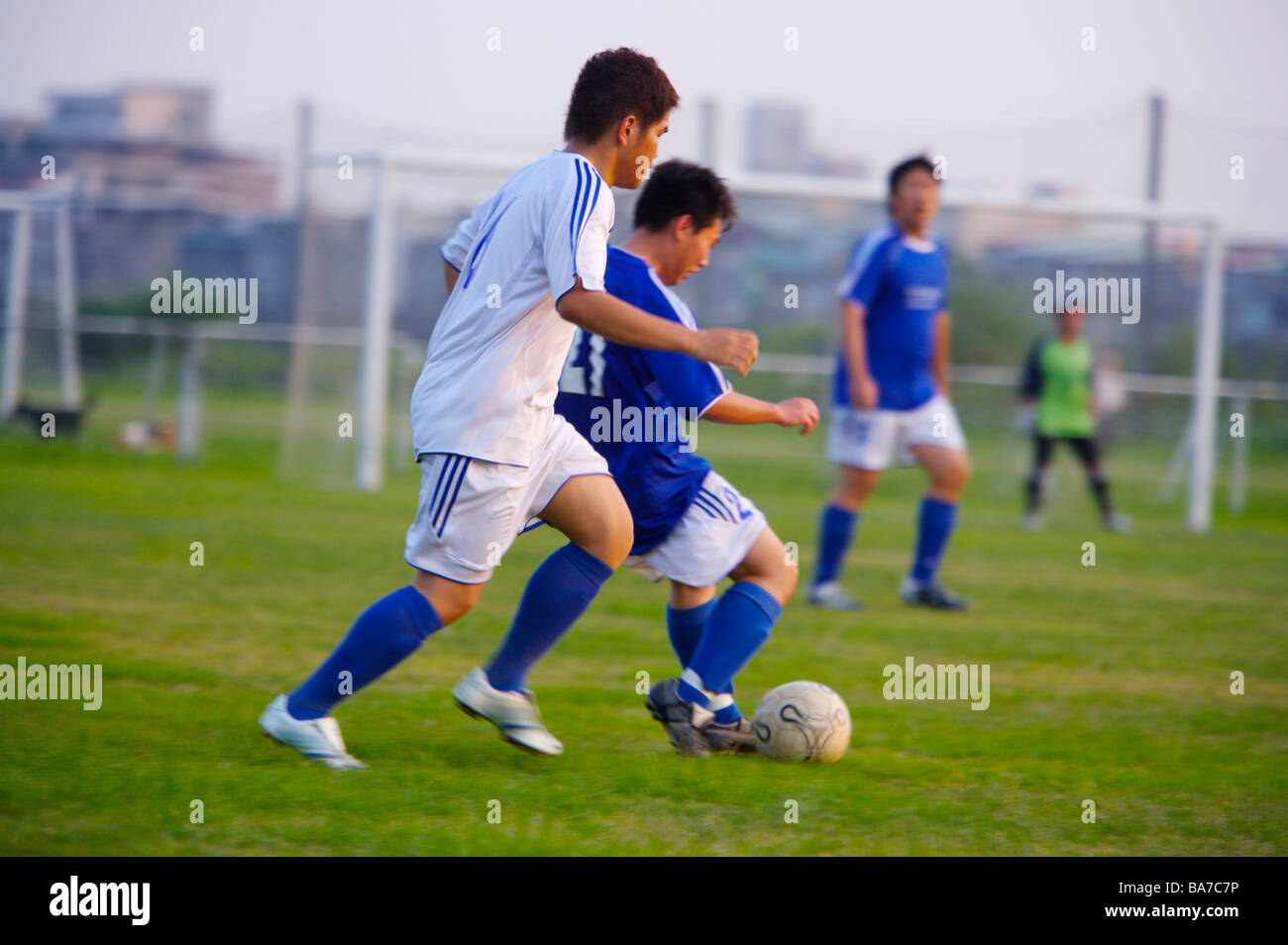 Fußball-Spieler Stockfoto