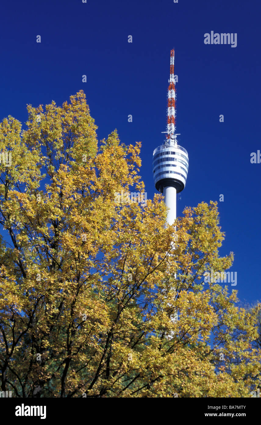 Fernsehturm, Stuttgart, Baden-Württemberg, Deutschland Stockfoto