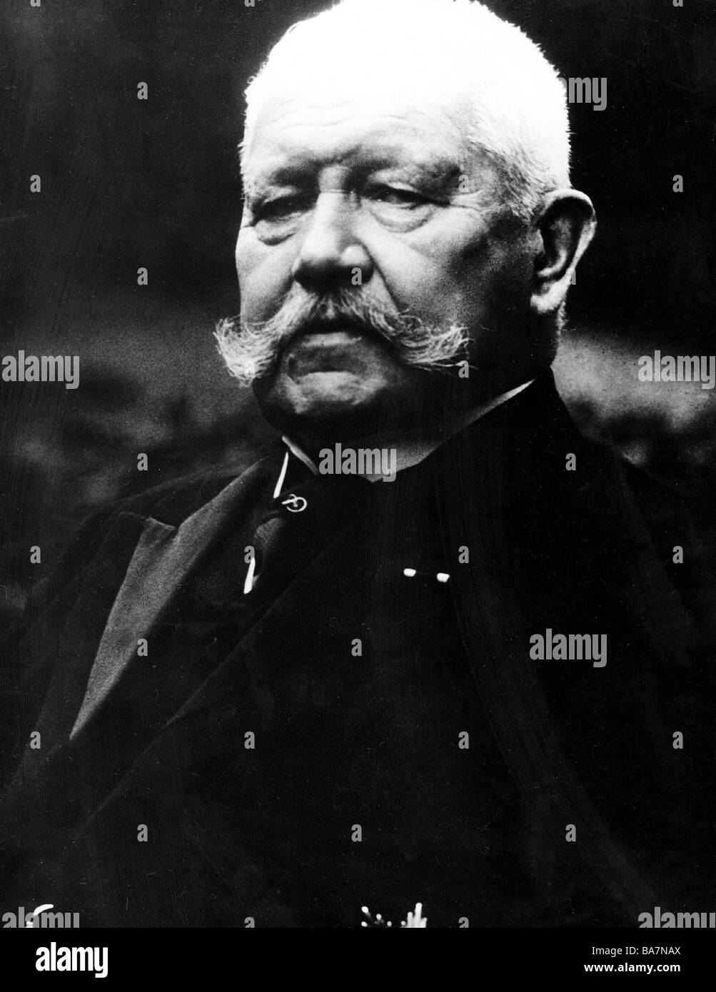 Paul Von Beneckendorff und Von Hindenburg 1847 1934 Stockfotos und