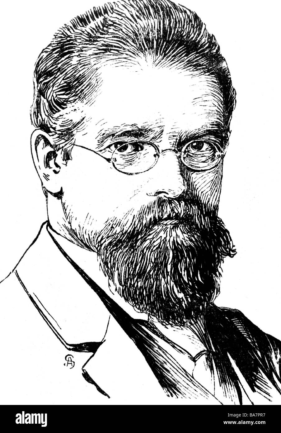 Klinger, Max, 18.2.1857 - 4.7.1920, deutscher Maler, Bildhauer, Porträt, Stockfoto