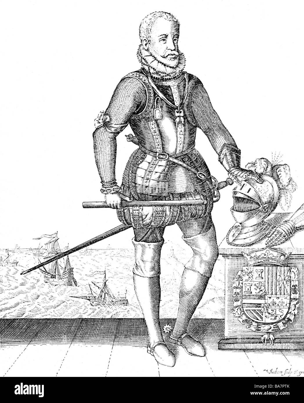 Philipp II., 21.5.1527 13.9. 1598, König von Spanien, 16.1.1556 13.