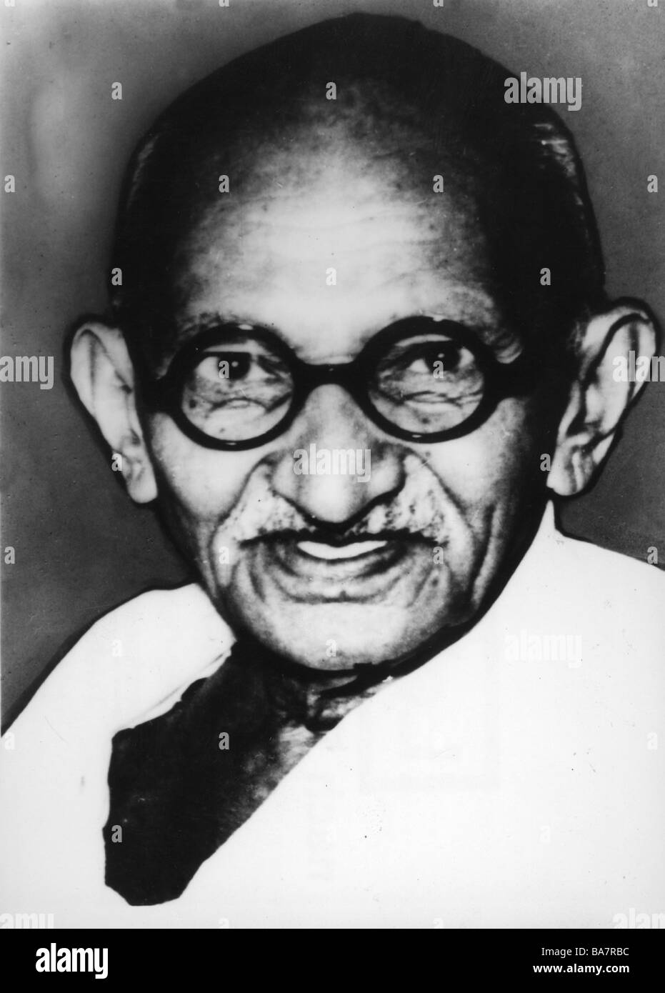Gandhi, Mohandas Karamchand genannt Mahatma, 2.10.1869 - 30.1.1948, indischer Politiker, Porträt, 1930er Jahre, Stockfoto