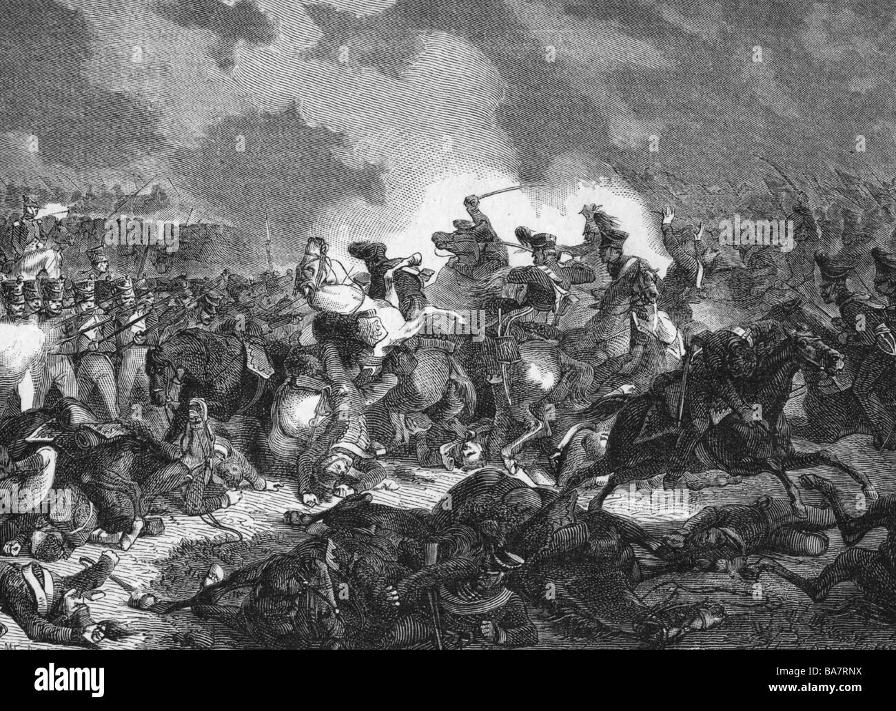 Prussian infantry at the charge Fotos und Bildmaterial in hoher