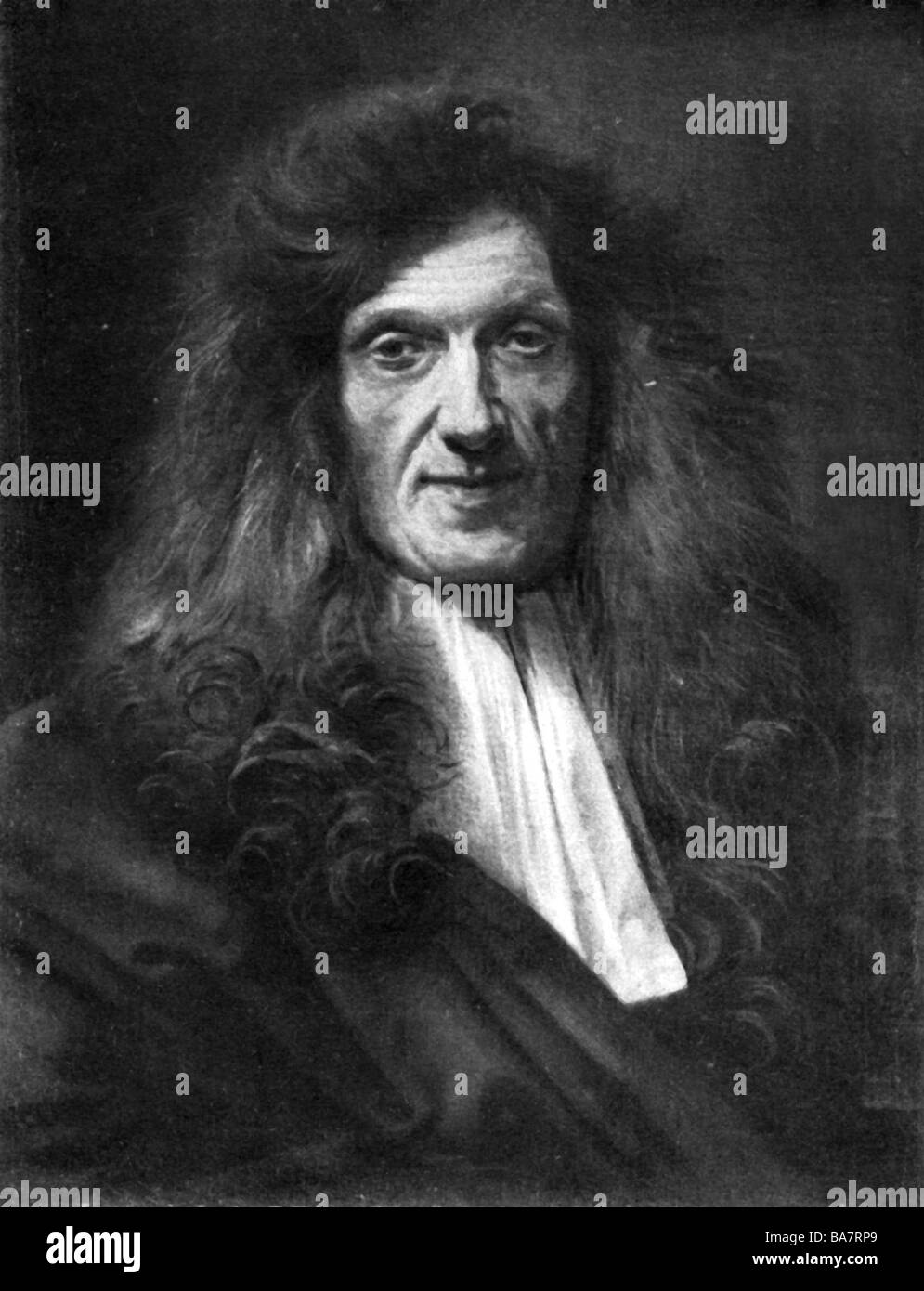 Fagon, Guy-Crescent, 11.5.1638 - 11.3.1718, französischer Arzt, persönlicher Begleiter des französischen Königs Ludwig XVI. Seit 1693, Porträt, nach Malerei von Jean Jouvenet (1644 - 1717), Louvre, Paris, Stockfoto