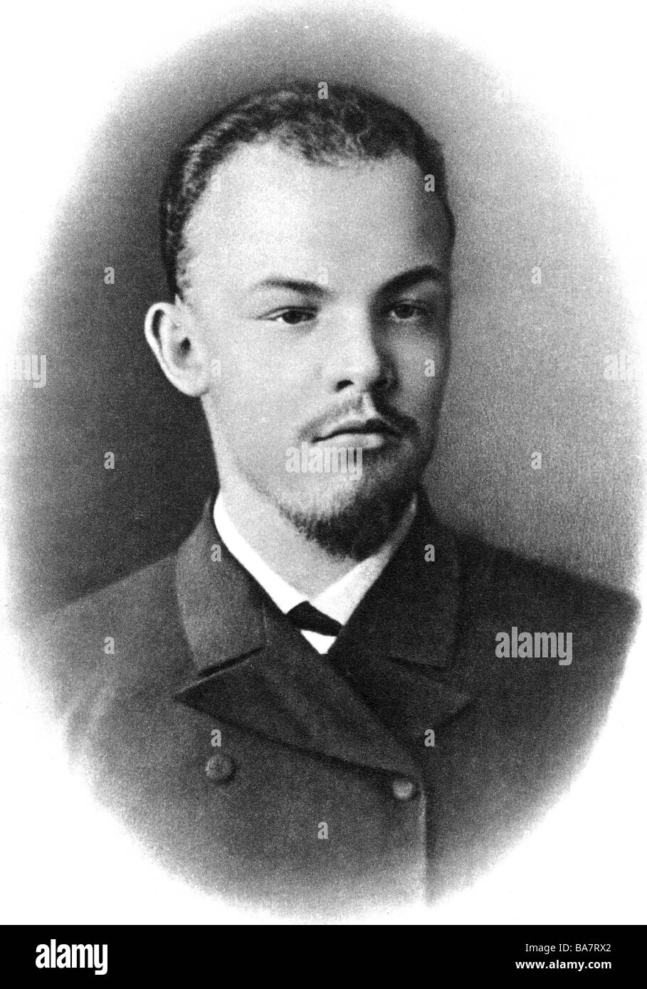 Lenin (Vladimir Iljich Uljanow), 22.4.1870 - 21.1.1924, russischer Politiker, als Student, Foto, ca. 1890 / 1891, Stockfoto