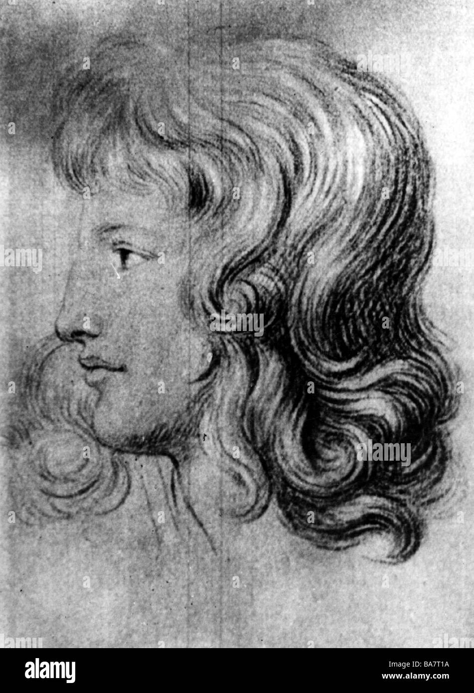 Vulpius, Christiane, 1.6.1765 - 6.6.1816, Frau von Johann Wolfgang von Goethe-Institut, Porträt, Zeichnung von Goethe-Institut, Stockfoto