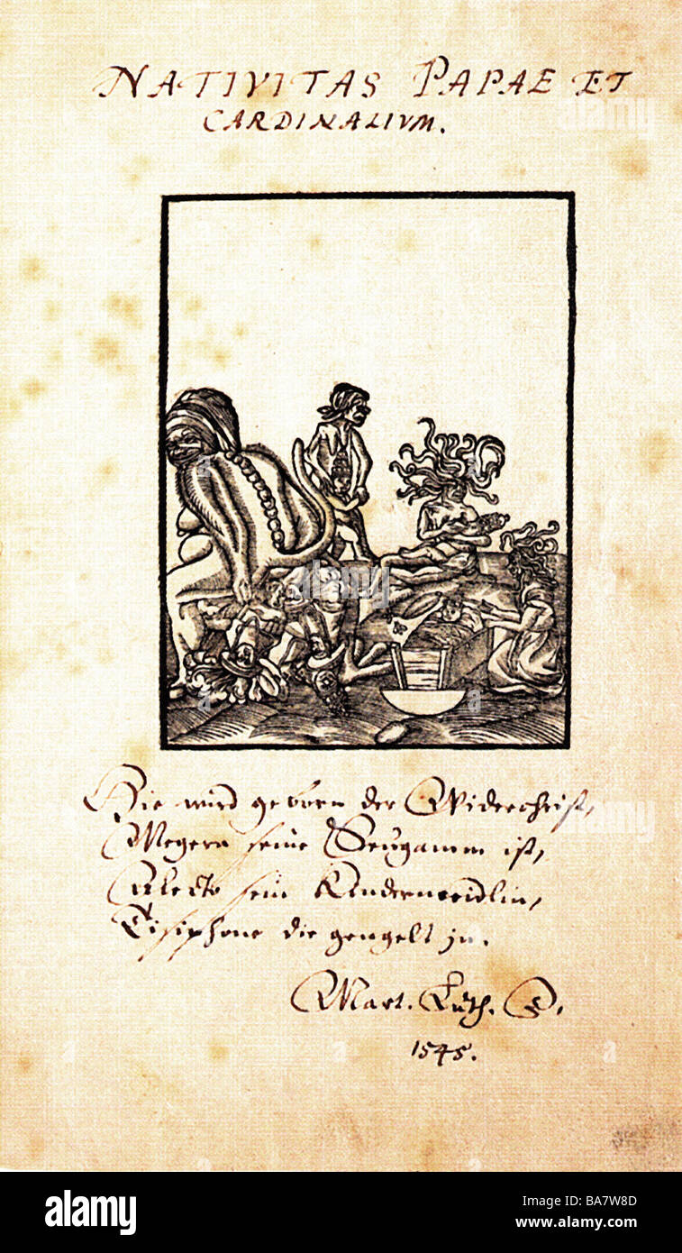 Ereignisse Reformation 1517 1555 Karikatur Nativitas Papae Et ereignisse-reformation-1517-1555-karikatur-nativitas-papae-et