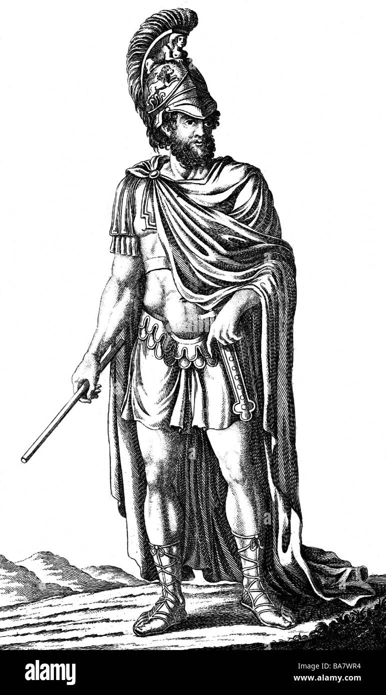 Agamemnon, griechische mythologische Figur, König von Mykene, Führer