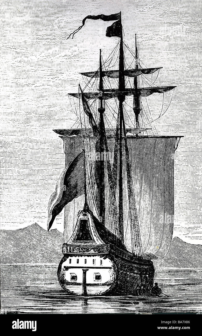 Gama Vasco Da Ca 1469 24 12 1524 Portugiesischen Seefahrer 1 Reise Nach Indien 1497 1499 Sein Schiff Sao Gabriel Holzgravur 19 Jahrhundert Stockfotografie Alamy