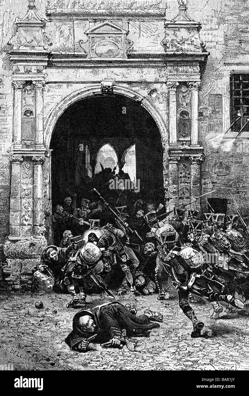 Ereignisse, Peninsula war von 18011814, stürmen von Saragossa, 27.1.