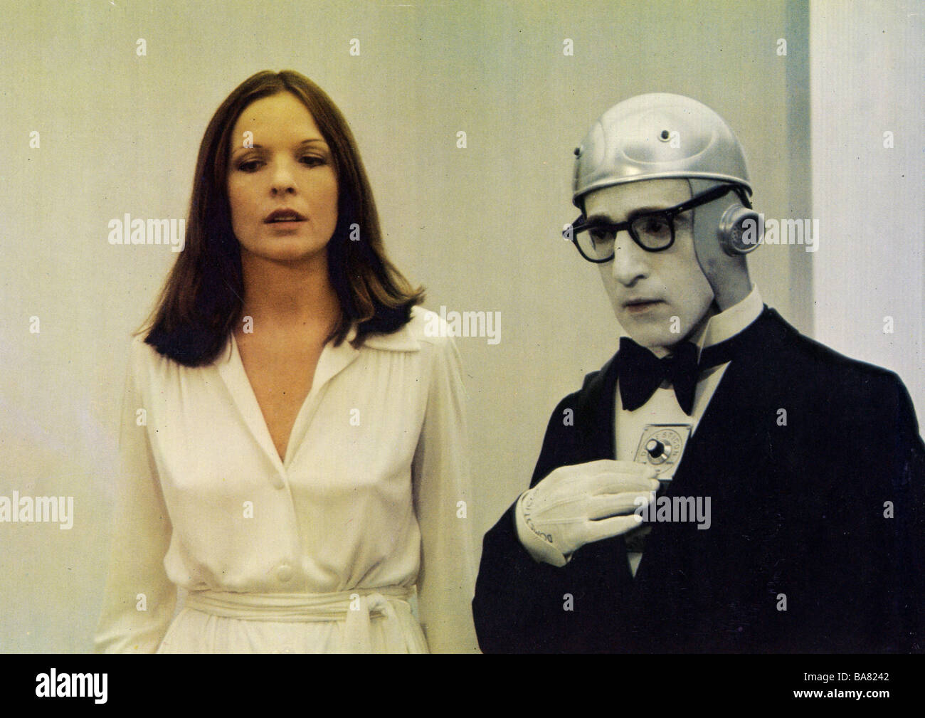 Schläfer 1973 UA Film mit Woody Allen und Diane Keaton Stockfoto