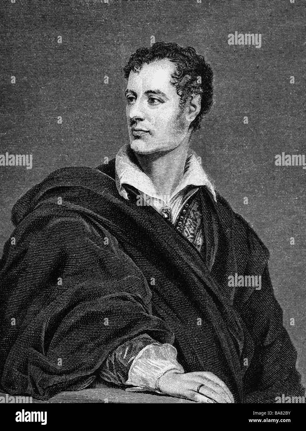 Byron, George Gordon, 6th Baron Byron, 22.1.1788 , Stockfoto