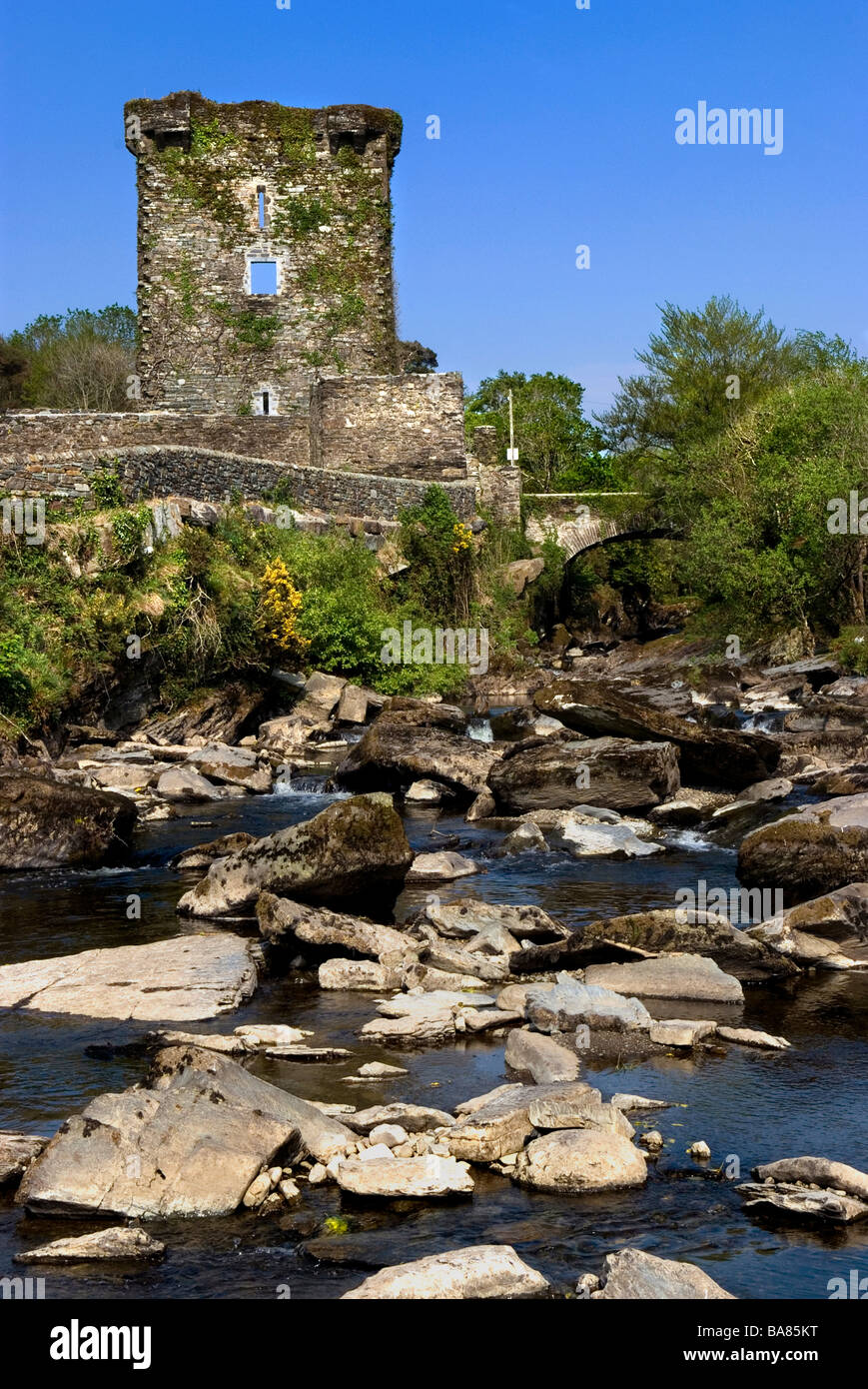 Carrganass Schloss Beara Halbinsel Cork Irland Stockfoto