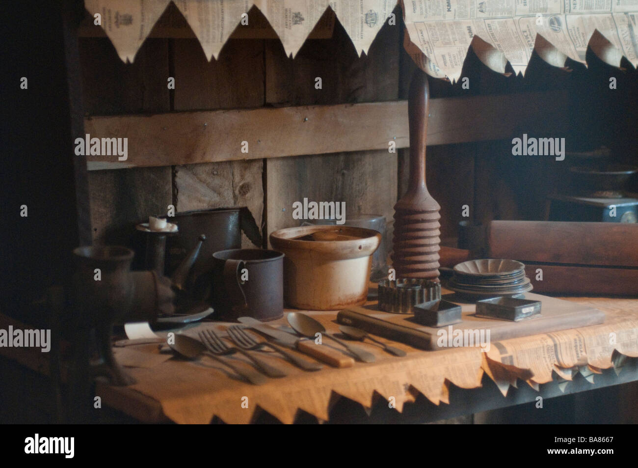 Ausstellungen in den großen Cobar Heritage Museum New South Wales Australien Stockfoto