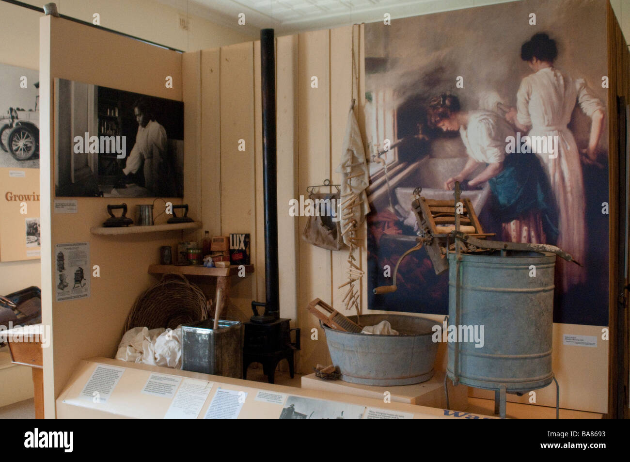 Ausstellungen in den großen Cobar Heritage Museum New South Wales Australien Stockfoto