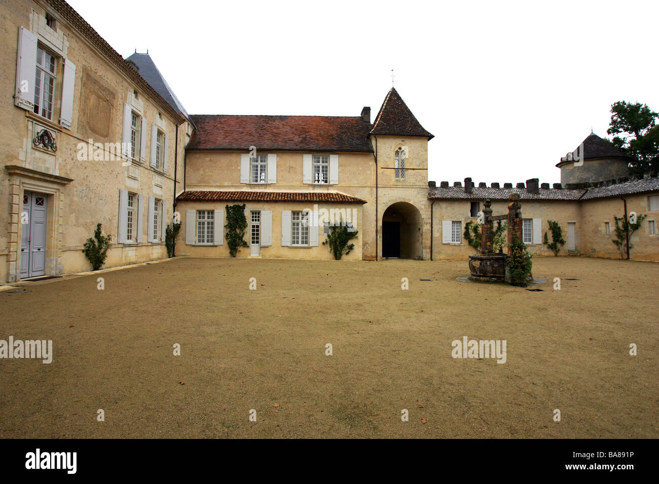 Sauternes (33): die 'Château d ' Yquem'-Eigenschaft Stockfoto