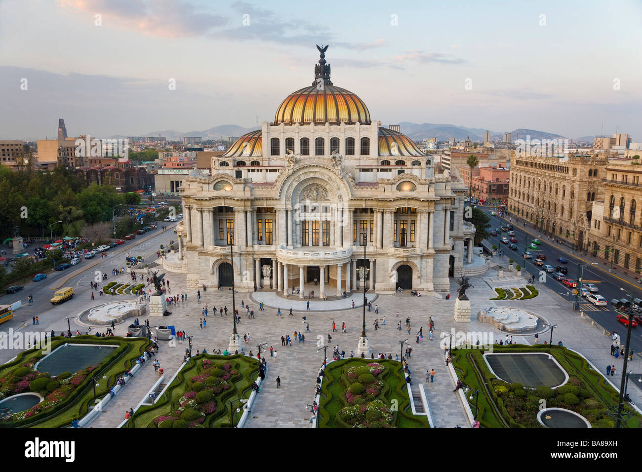 Palacio del Belles Artes Mexico City-Mexiko Stockfoto