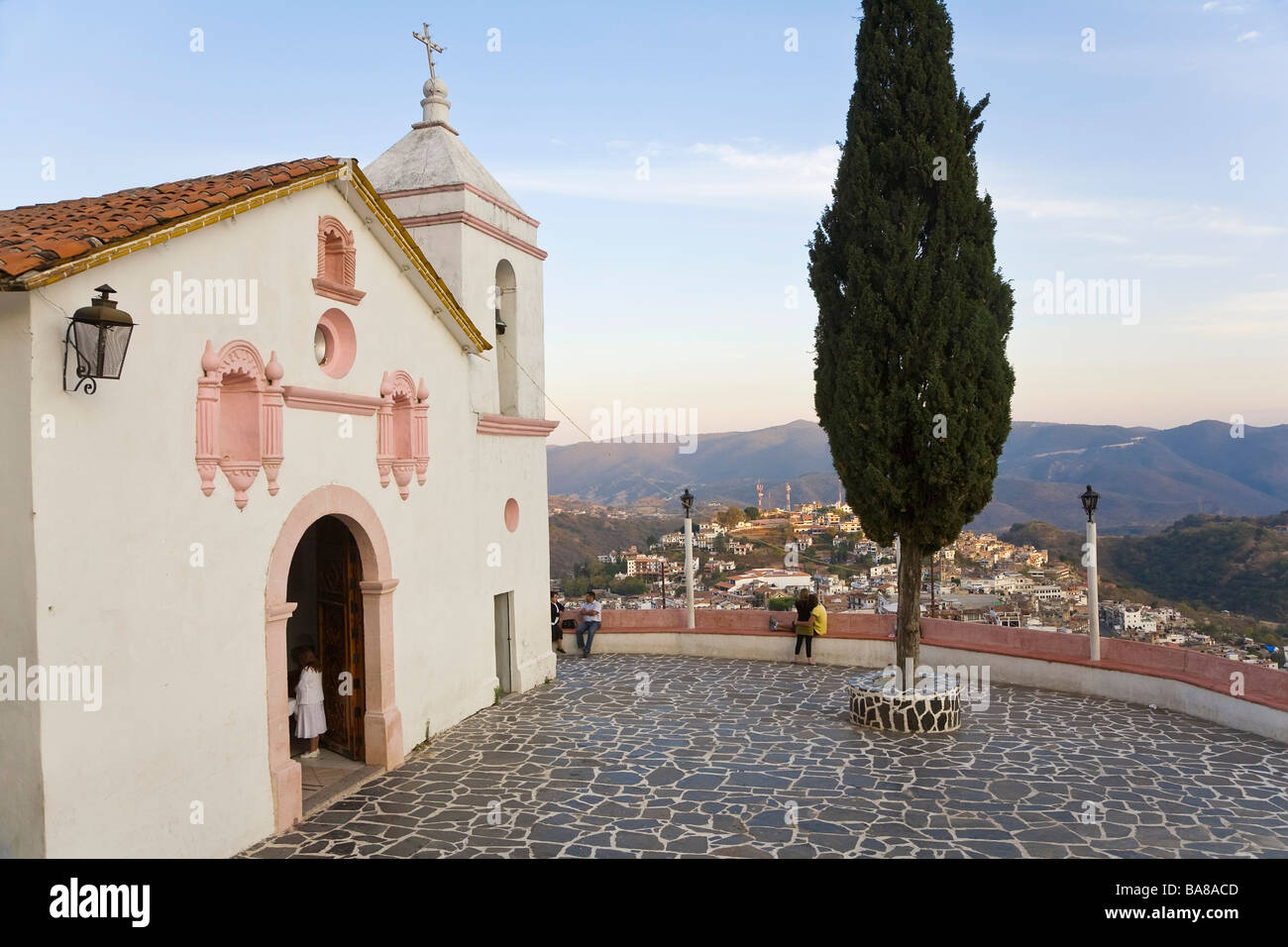 Kirche von Ojeda, Taxco, Bundesstaat Guerrero, Mexiko Stockfoto