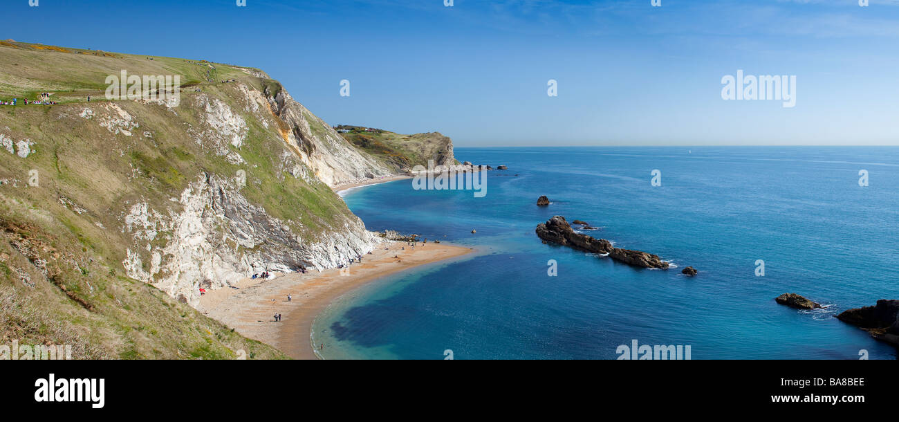 Mann o Krieg Bay, Durdle Door, Dorset, Großbritannien Stockfoto