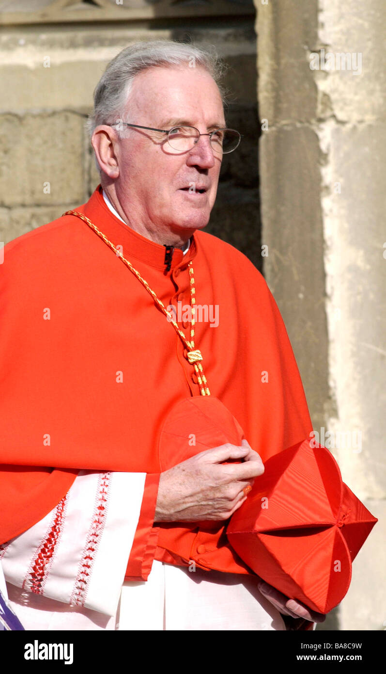 Kardinal-Erzbischof von Westminster Cormack O Connor bei einem Besuch in der Kathedrale von Canterbury Stockfoto