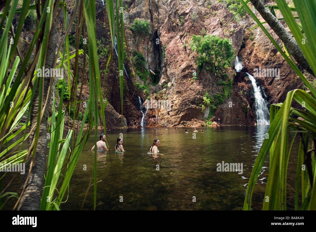 Wangi Falls. Litchfield Nationalpark, Northern Territory, Australien. Stockfoto