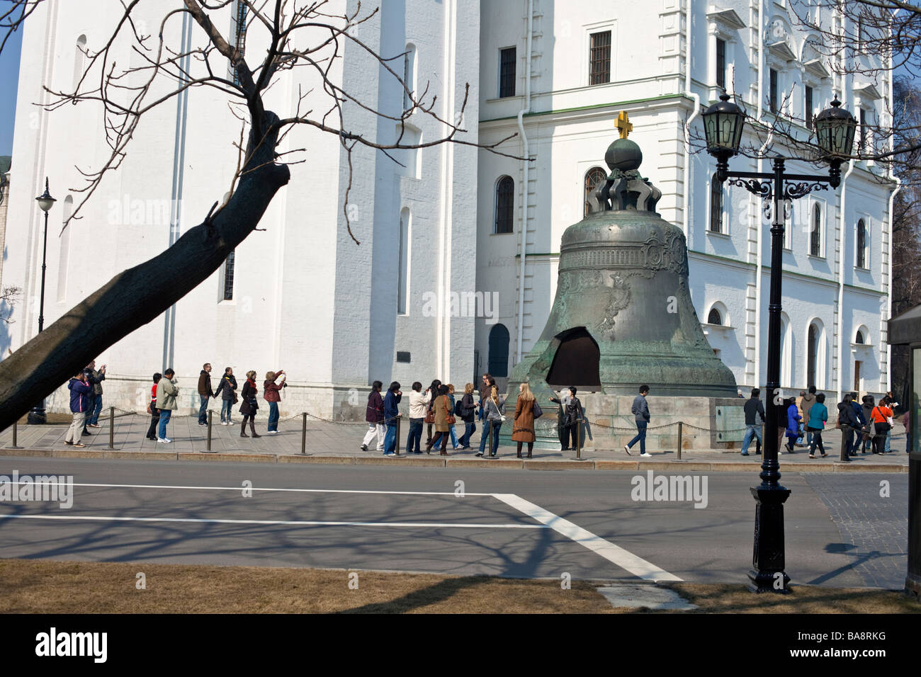 Die große Glocke, des Zaren Glocke Kreml Moskau, Russland. Stockfoto