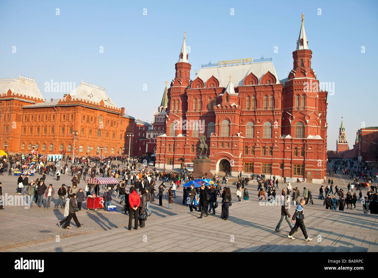 National History Museum, dem Eingang zum Roten Platz, Moskau, Russland. Stockfoto